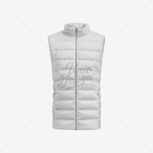 Nylon Down Vest Mockup
