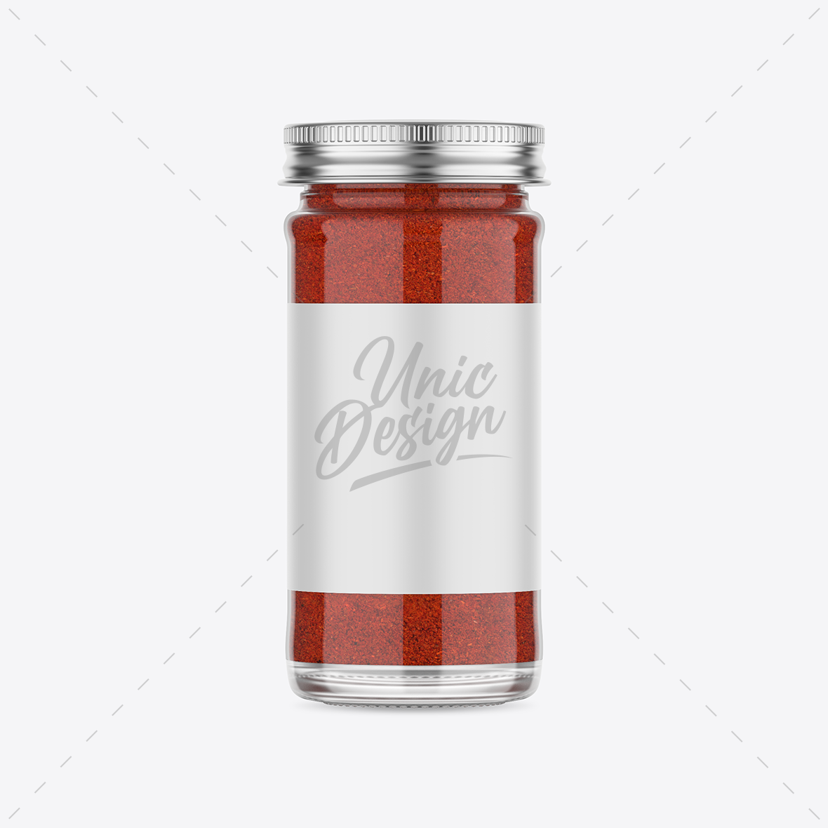 Red Pepper Jar Mockup