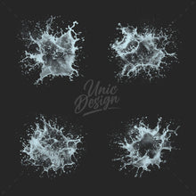 50 Water Splash Photoshop Brushes