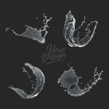 Stamp Water Brushes for Photoshop - High-Res Set