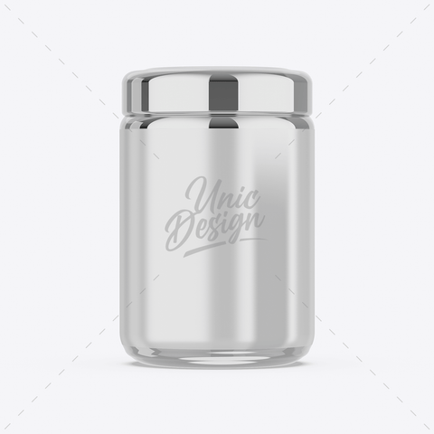 Metallic Jar Mockup