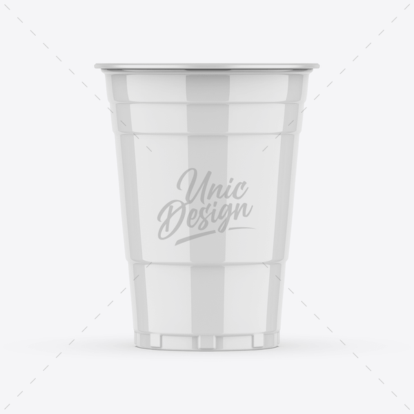 Plastic Cup Mockup - Fully Customizable & Easy to Use