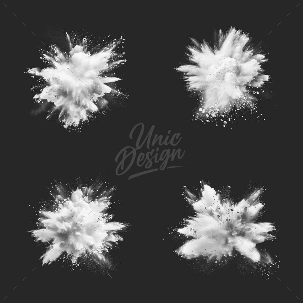 Powder Effect Line 20 High-Quality Powder Photoshop Brushes