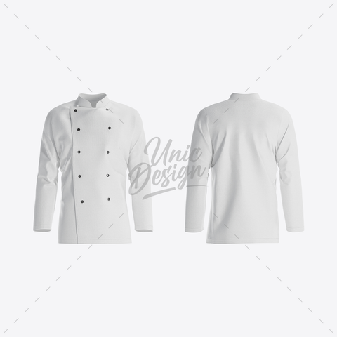 Chef Jacket Mockup for Design Presentation