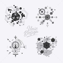 Stamp Geometric Brushes for Photoshop