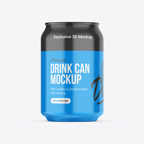 Drink Can Mockup