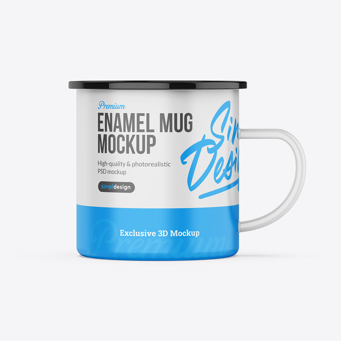 Enamel Mug Mockup