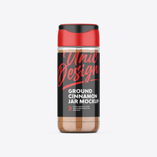 Ground Cinnamon Jar Mockup