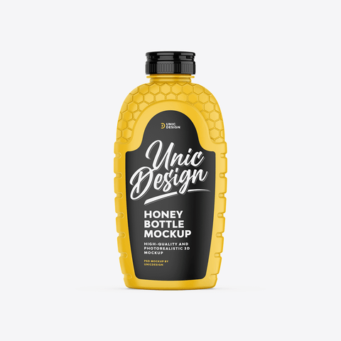 Honey Bottle Mockup