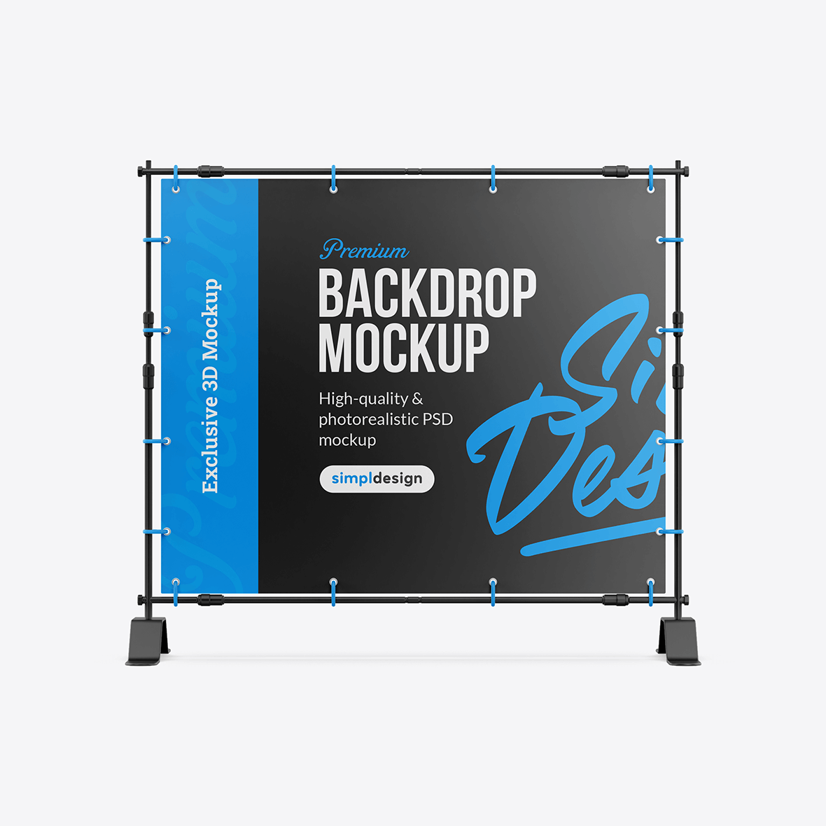 Backdrop Mockup for Easy Design Presentation