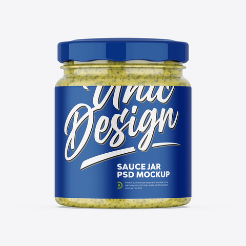 Sauce Jar Mockup