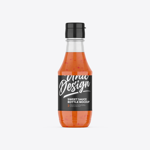 Sweet Sauce Bottle Mockup