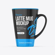 Latte Mug Mockup