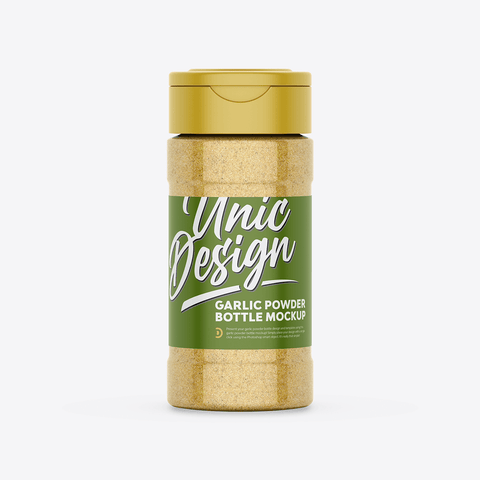 Garlic Powder Bottle Mockup
