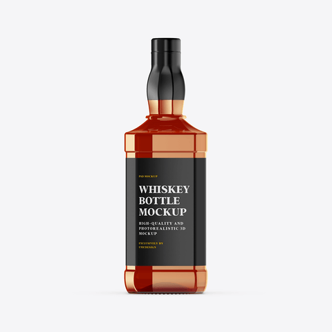Whiskey Bottle Mockup
