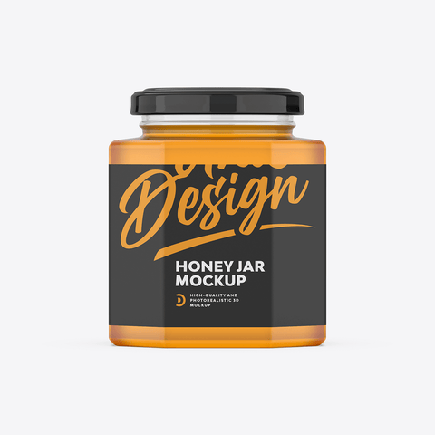 Honey Jar Mockup