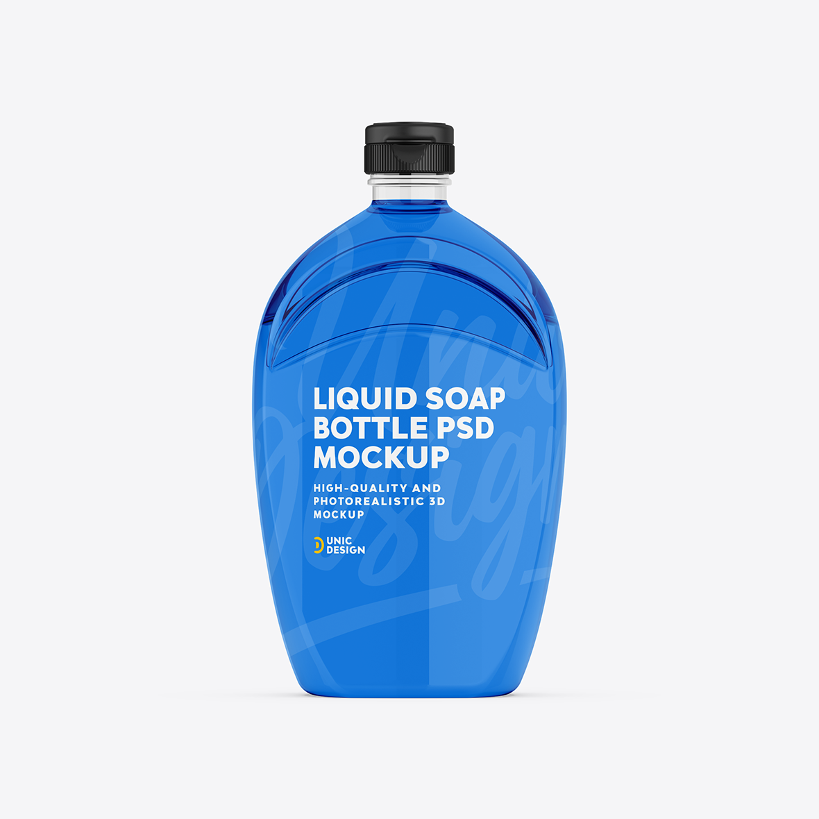 Liquid Soap Bottle Mockup