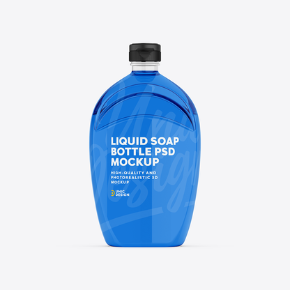 Liquid Soap Bottle Mockup
