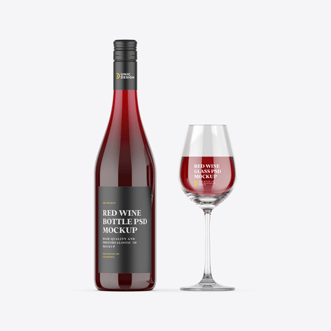 Wine Bottle Mockup