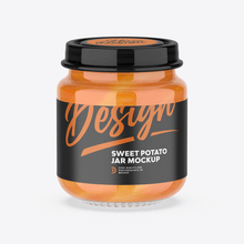 Sweet Potato Jar Mockup - Customizable & Easy Use