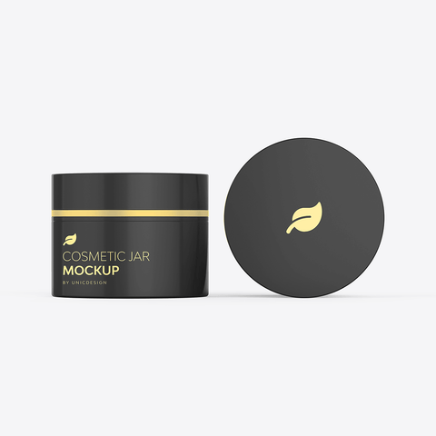 Cosmetic Jar Mockup