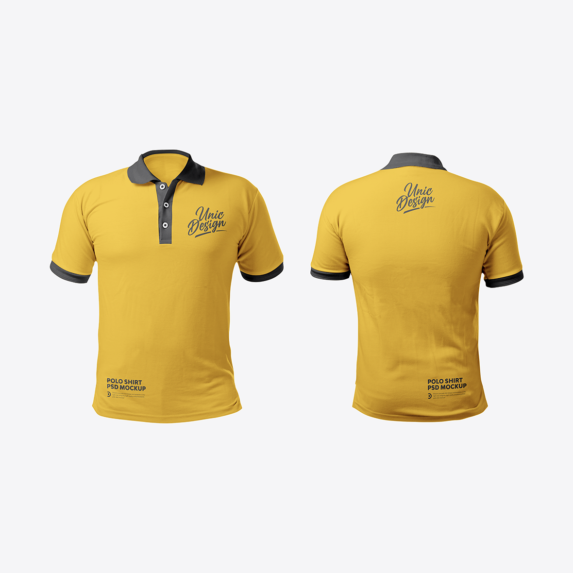 Polo Shirt Mockup – UnicDesign