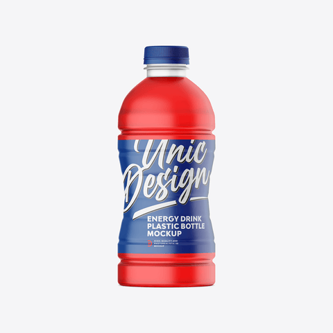 Energy Drink Bottle Mockup