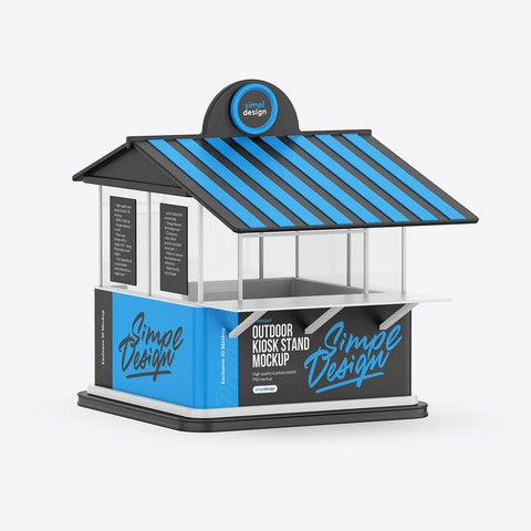 Kiosk Stand Mockup