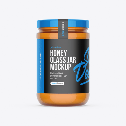 Honey Jar Mockup