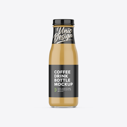 Coffee Drink Bottle Mockup