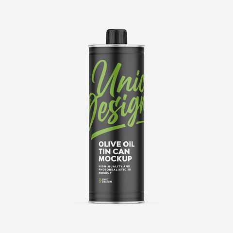 Olive Oil Tin Can Mockup