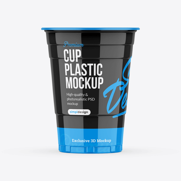 Plastic Cup Mockup - Fully Customizable & Easy to Use