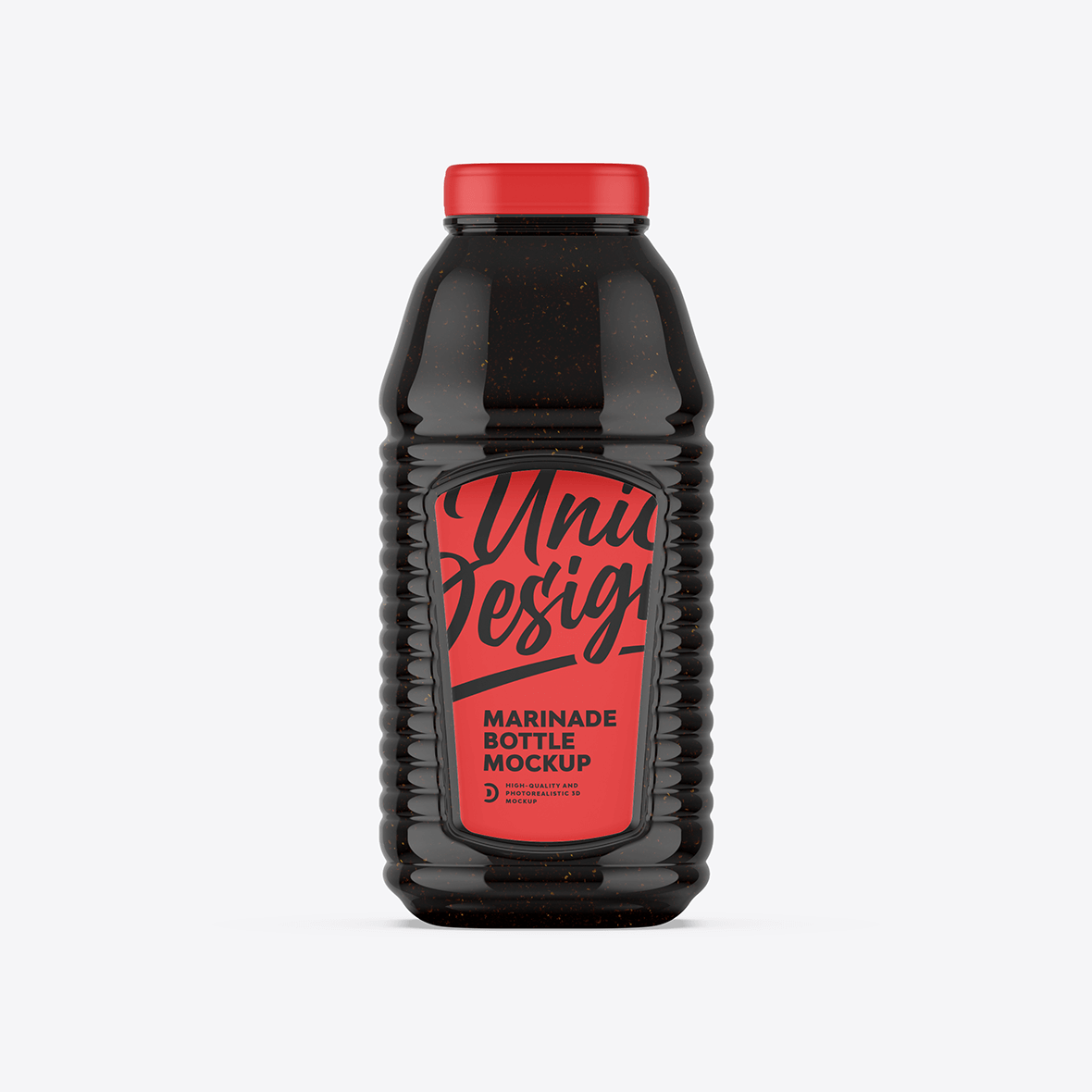 Marinade Bottle Mockup