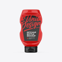 Ketchup Bottle Mockup