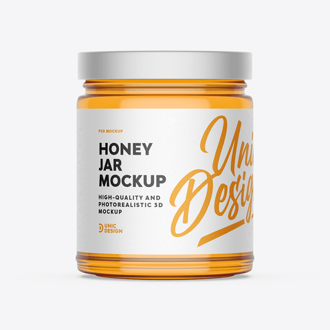 Honey Jar Mockup