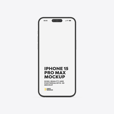 iPhone 15 Pro Max Mockup