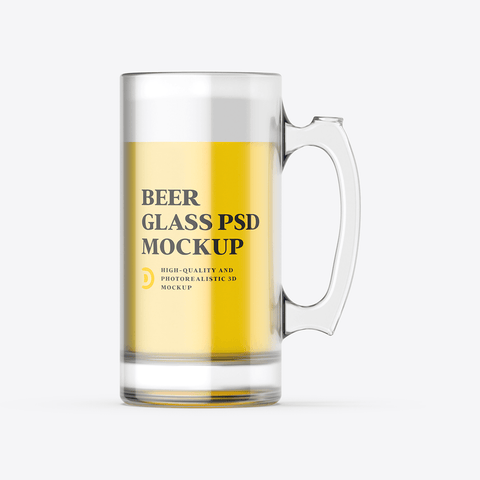 Beer Glass Mockup