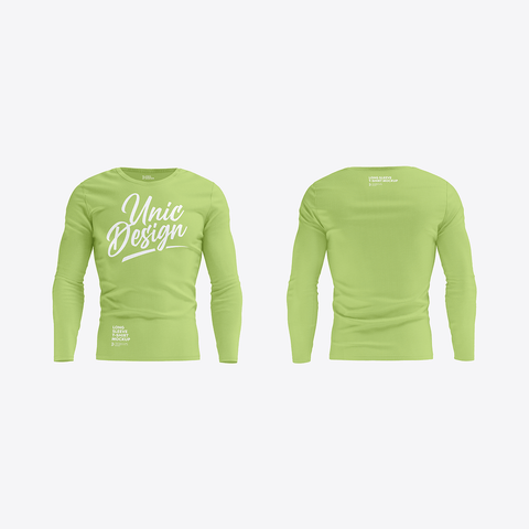 Long Sleeve T-shirt Mockup