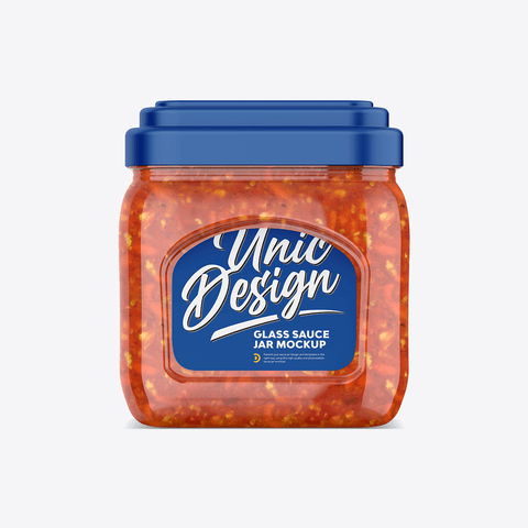 Sauce Jar Mockup