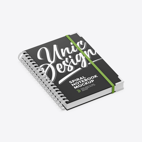 Spiral Notebook Mockup