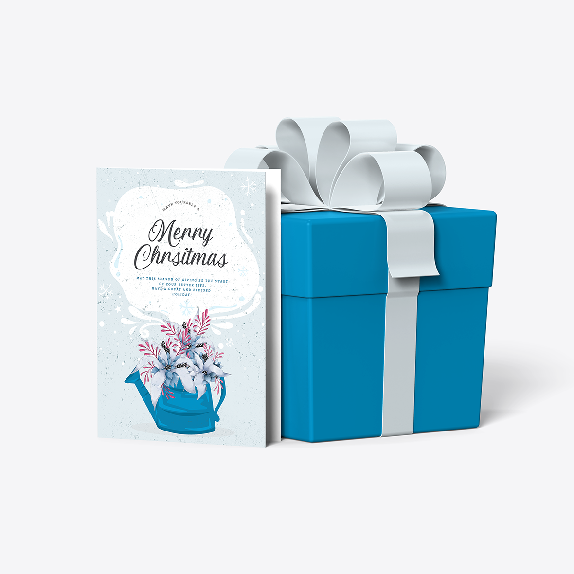 Christmas Greeting Card Mockup