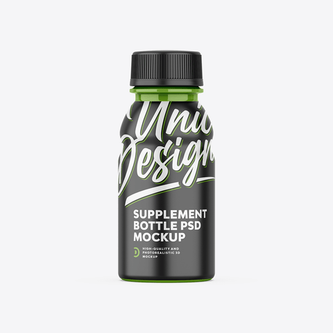 Supplement Bottle Mockup