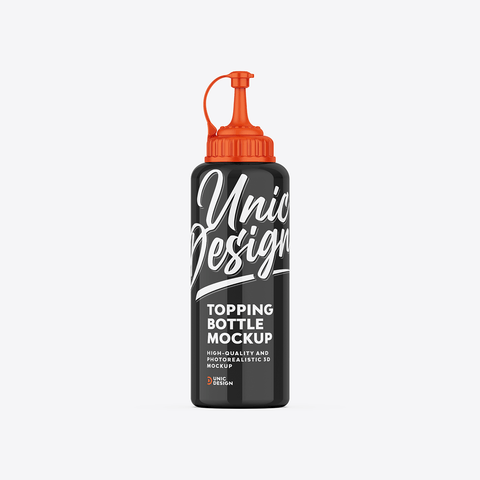 Topping Bottle Mockup