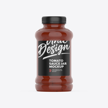 Tomato Sauce Jar Mockup