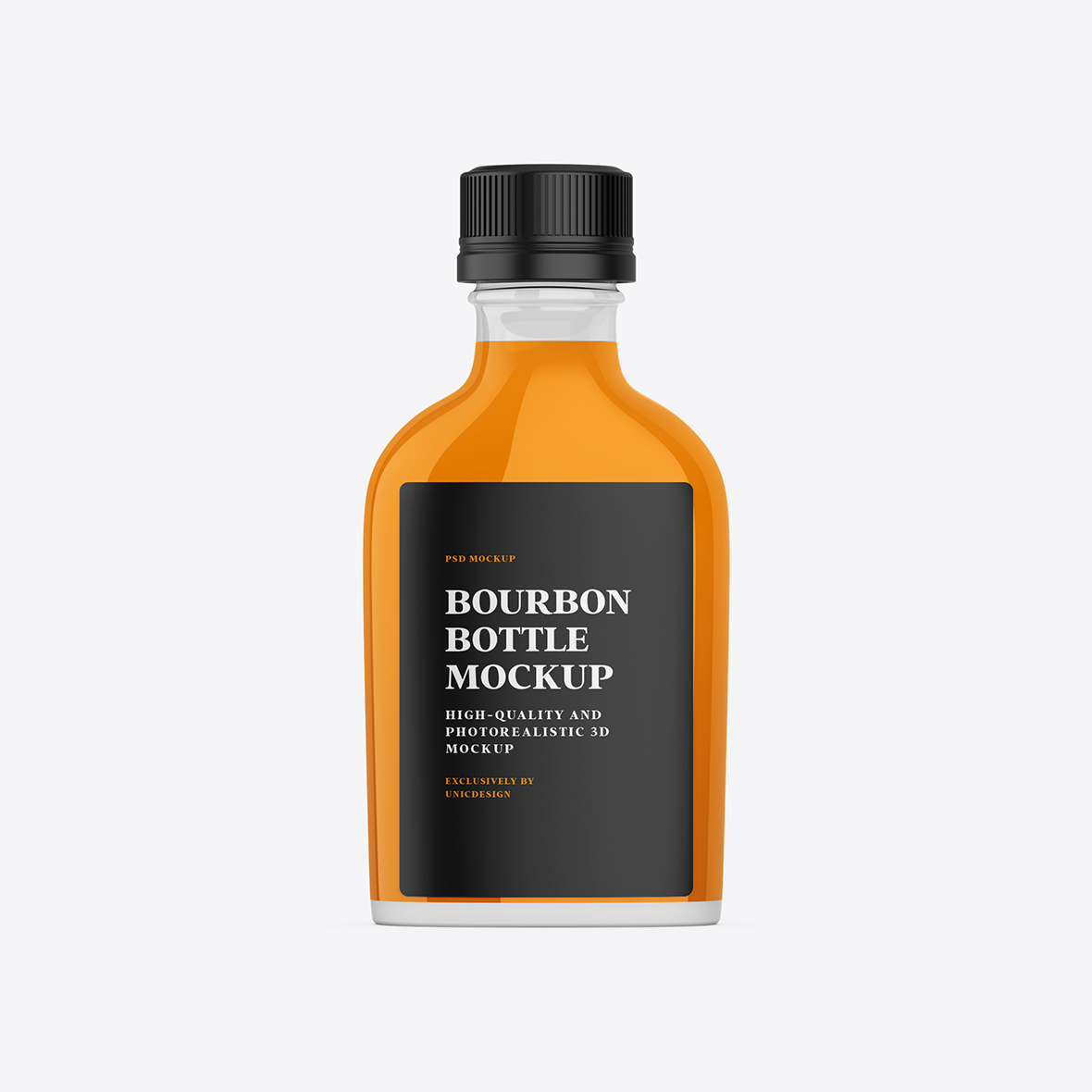 Bourbon Bottle Mockup