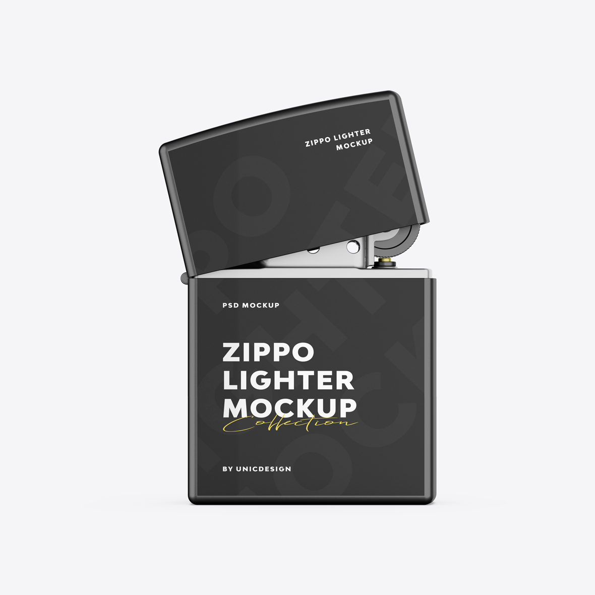 Zippo Lighter Mockup
