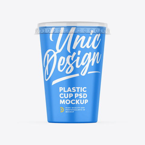 Plastic Cup Mockup