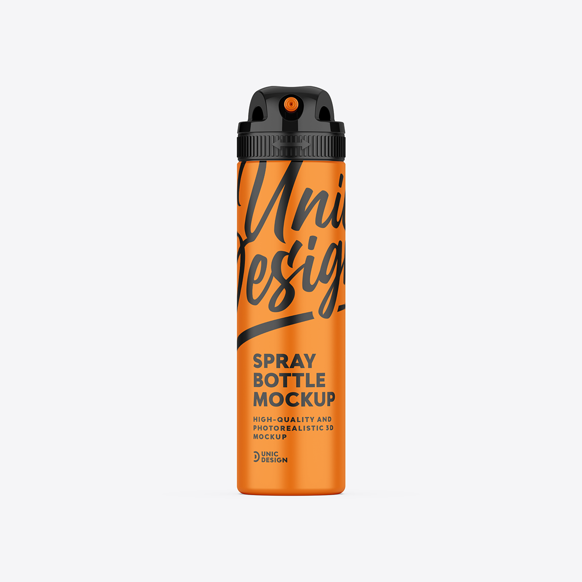 Deodorant Spray Bottle Mockup