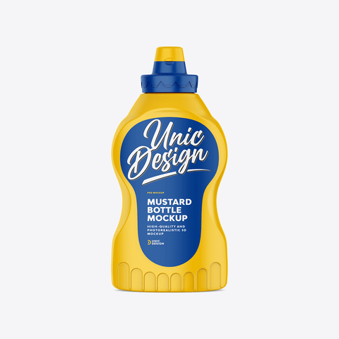 Mustard Bottle Mockup