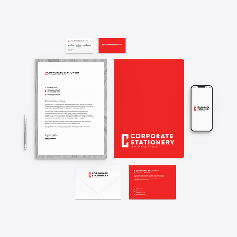 Corporate Stationery Mockup